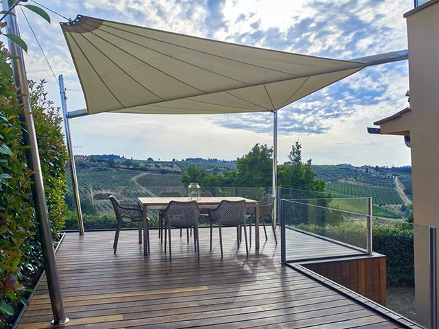 Retractable Sail Shades