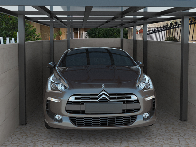 Polycarbonate Car Park